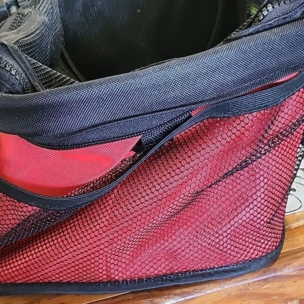 Schwinn Black and Red Bicycle Basket